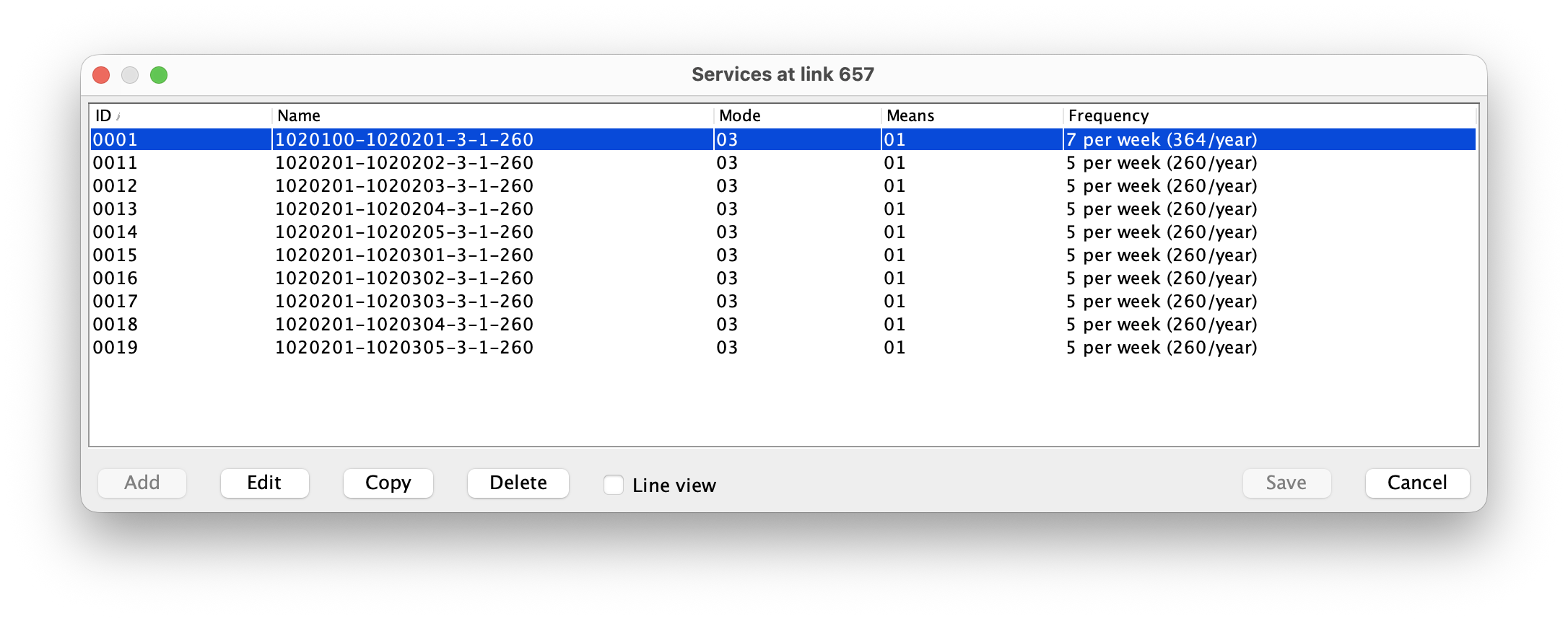 Services at link